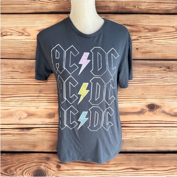 AC/DC Grey Graphic Tee - Picture 1 of 6